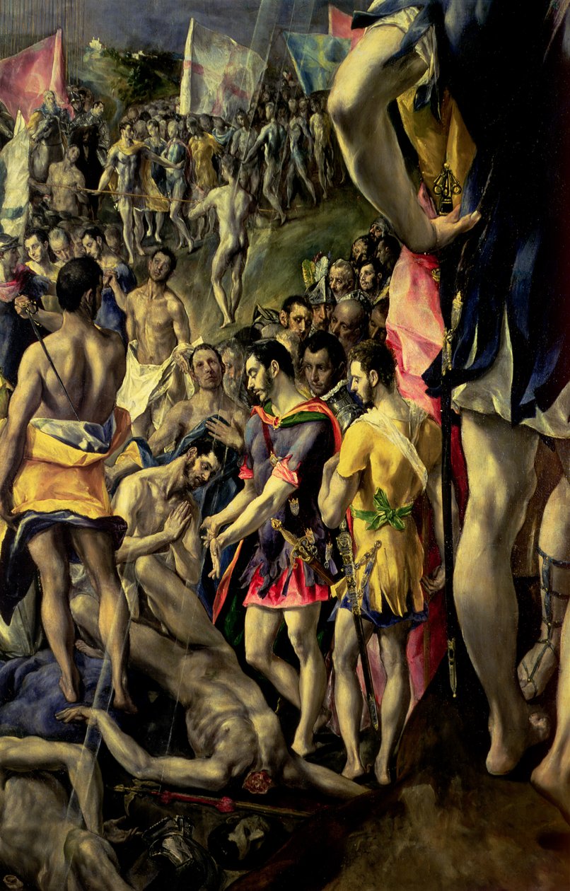Szent Mauritius vértanúsága, 1580-83 (90011. részlet) alkotó: El Greco