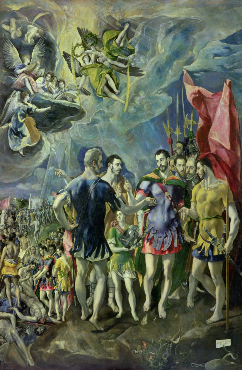 Szent Mauríciusz mártíromsága, 1580-83 (részletesen lásd 62092) alkotó: El Greco