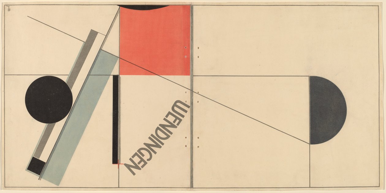 csavarok alkotó: Eliezer Markowich Lissitzky