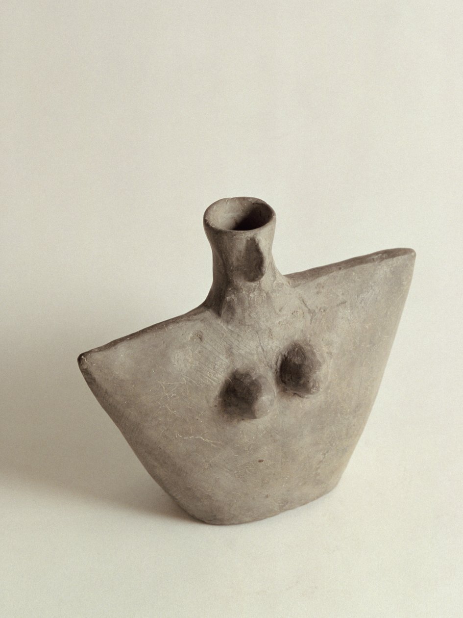 Nő alakú edény, Shah Tappehból, Astar-abad, Irán, Kr.e. 2. évezred (agyag) alkotó: Elamite