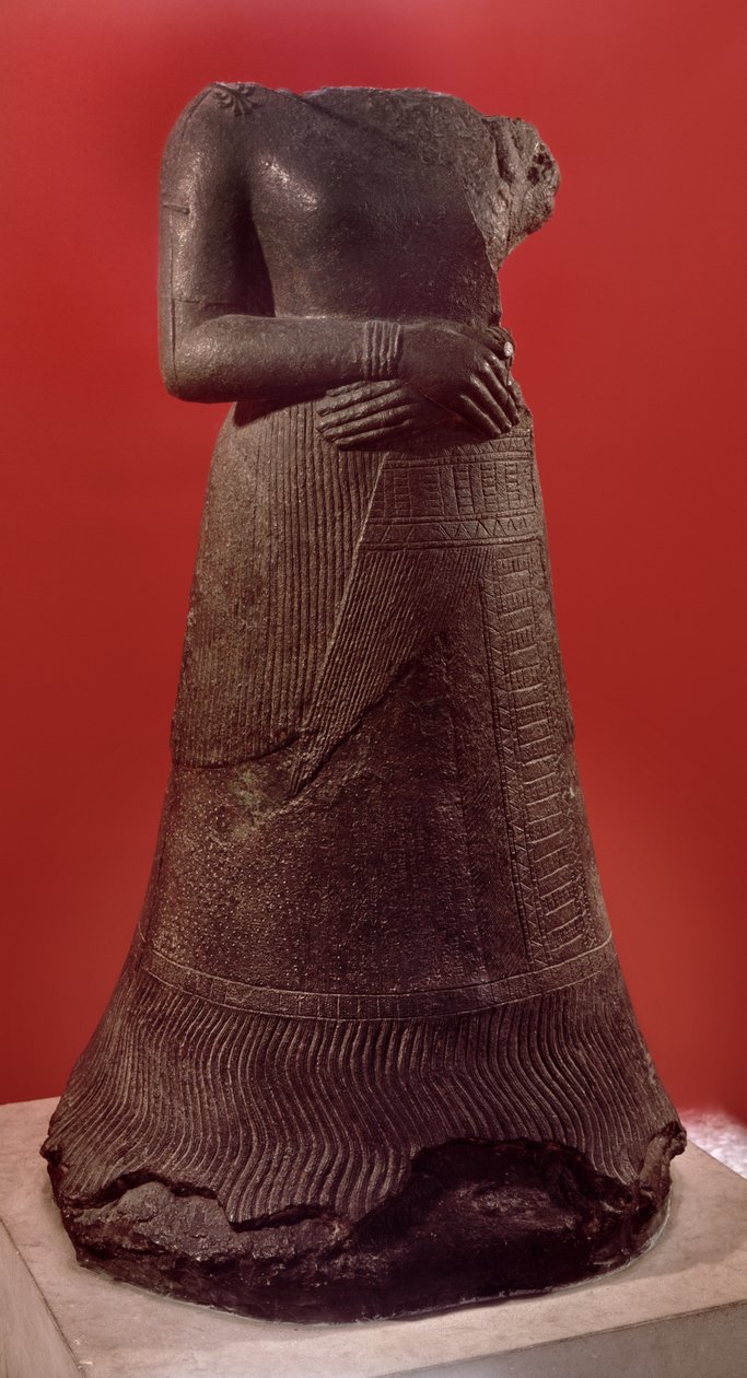 Napirasu szobra, Untas-Napirisha elami király felesége, ie 1340-1300 körül (bronz és réz) alkotó: Elamite