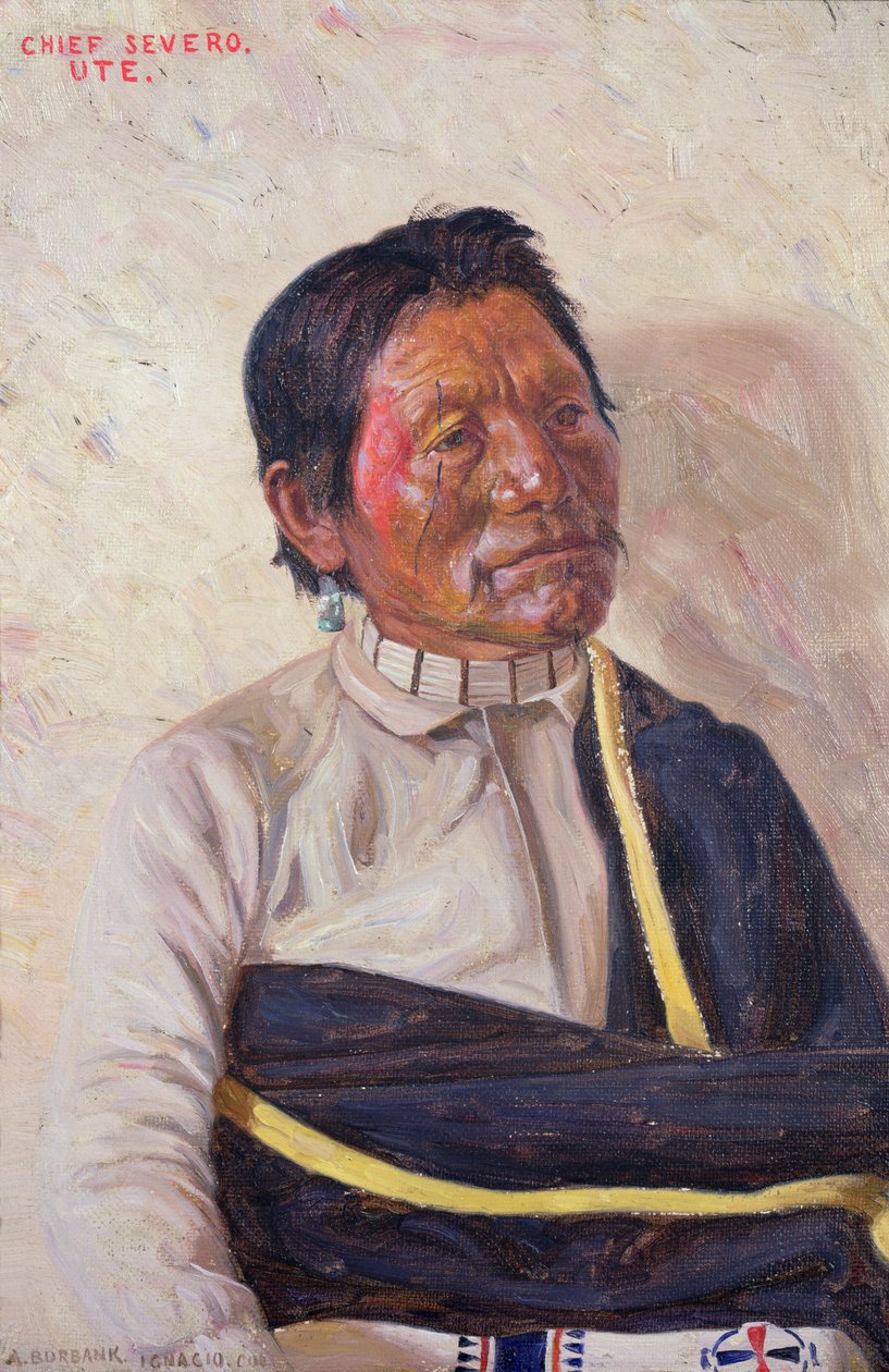 Chief Severo (olaj, vászon) alkotó: Elbridge Ayer Burbank