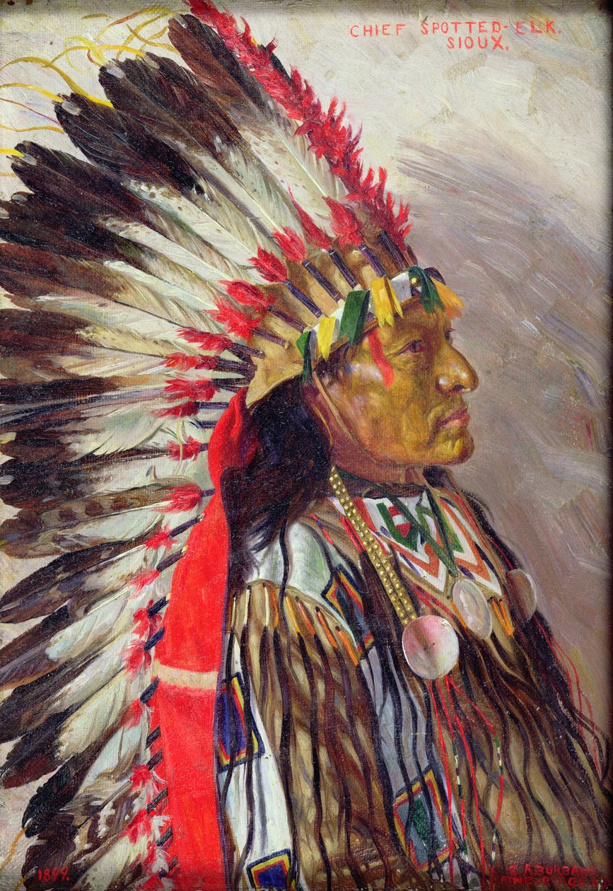 Chief Spotted Elk alkotó: Elbridge Ayer Burbank