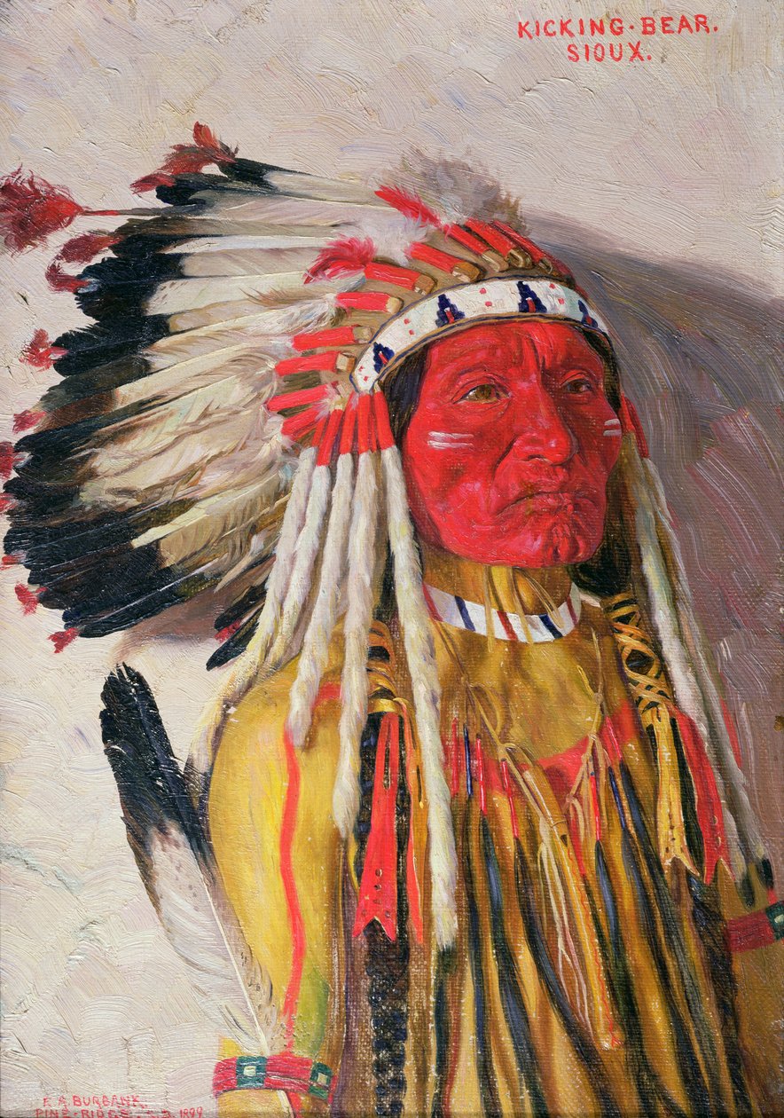 Kicking Bear alkotó: Elbridge Ayer Burbank