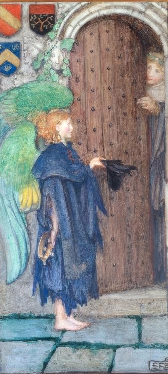Angyal az ajtóban alkotó: Eleanor Fortescue Brickdale