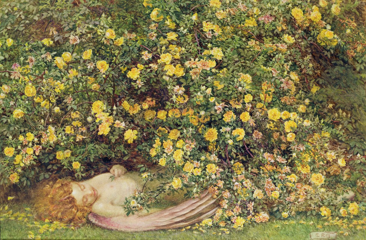 Június halott (akvarell papíron) alkotó: Eleanor Fortescue Brickdale
