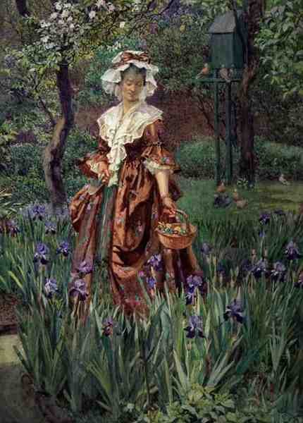 Madame Placid (akvarell papíron) alkotó: Eleanor Fortescue Brickdale