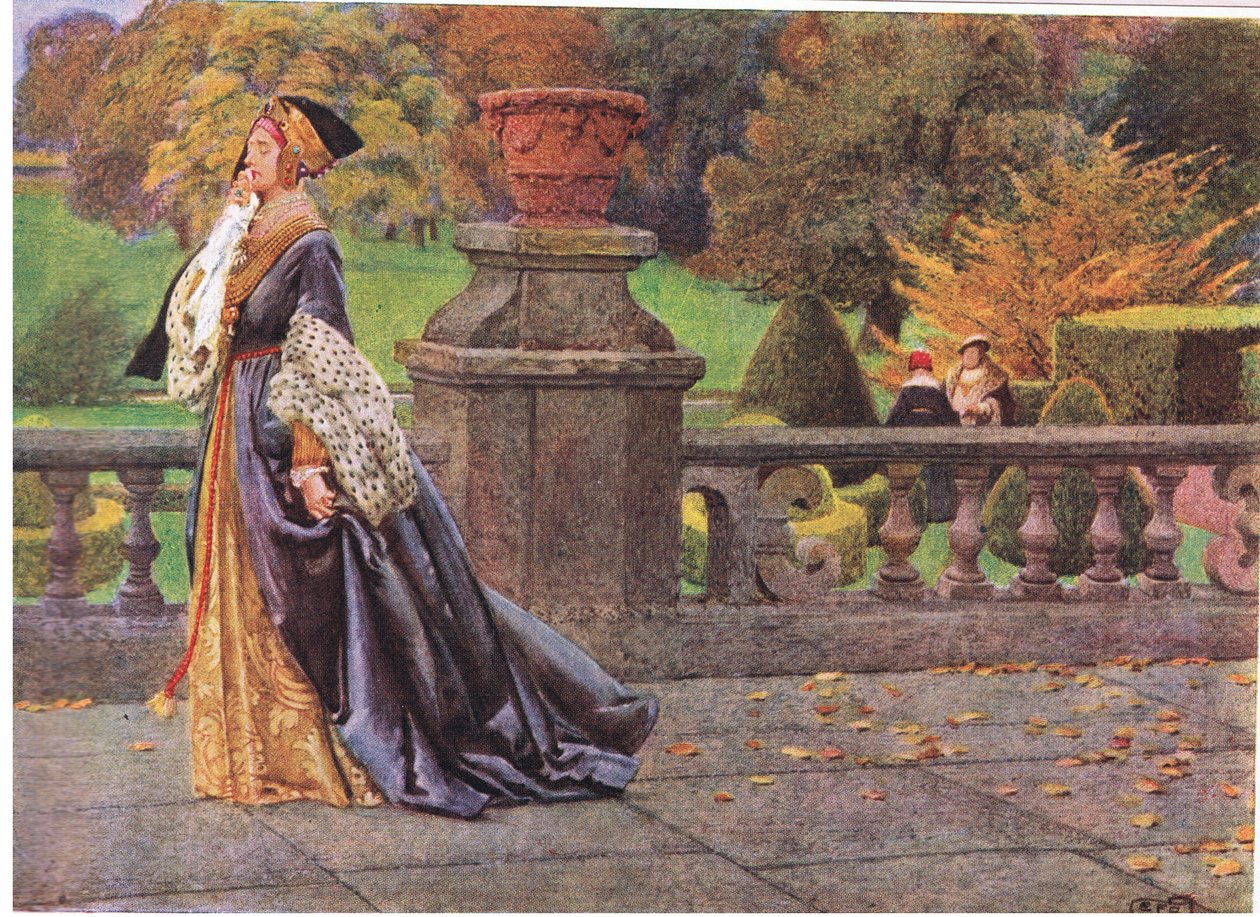 Katalin királynő (litho) alkotó: Eleanor Fortescue Brickdale