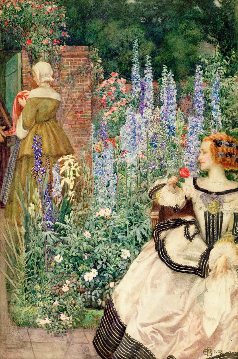 "Nem dolgoznak, és nem is forognak" alkotó: Eleanor Fortescue Brickdale