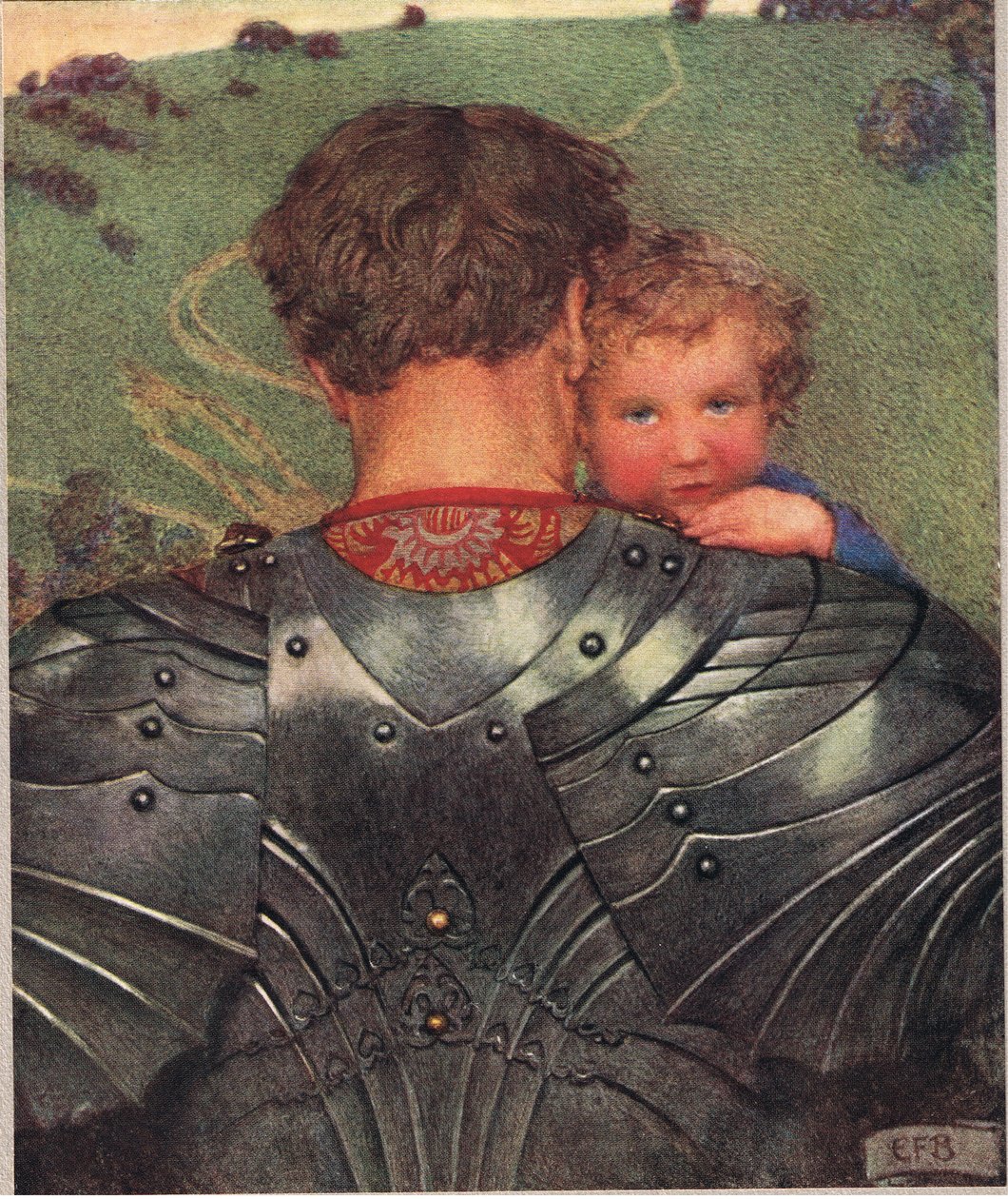 Egy édes altatódal, illusztráció a "The Book of Old English Songs and Ballads"-ból alkotó: Eleanor Fortescue Brickdale