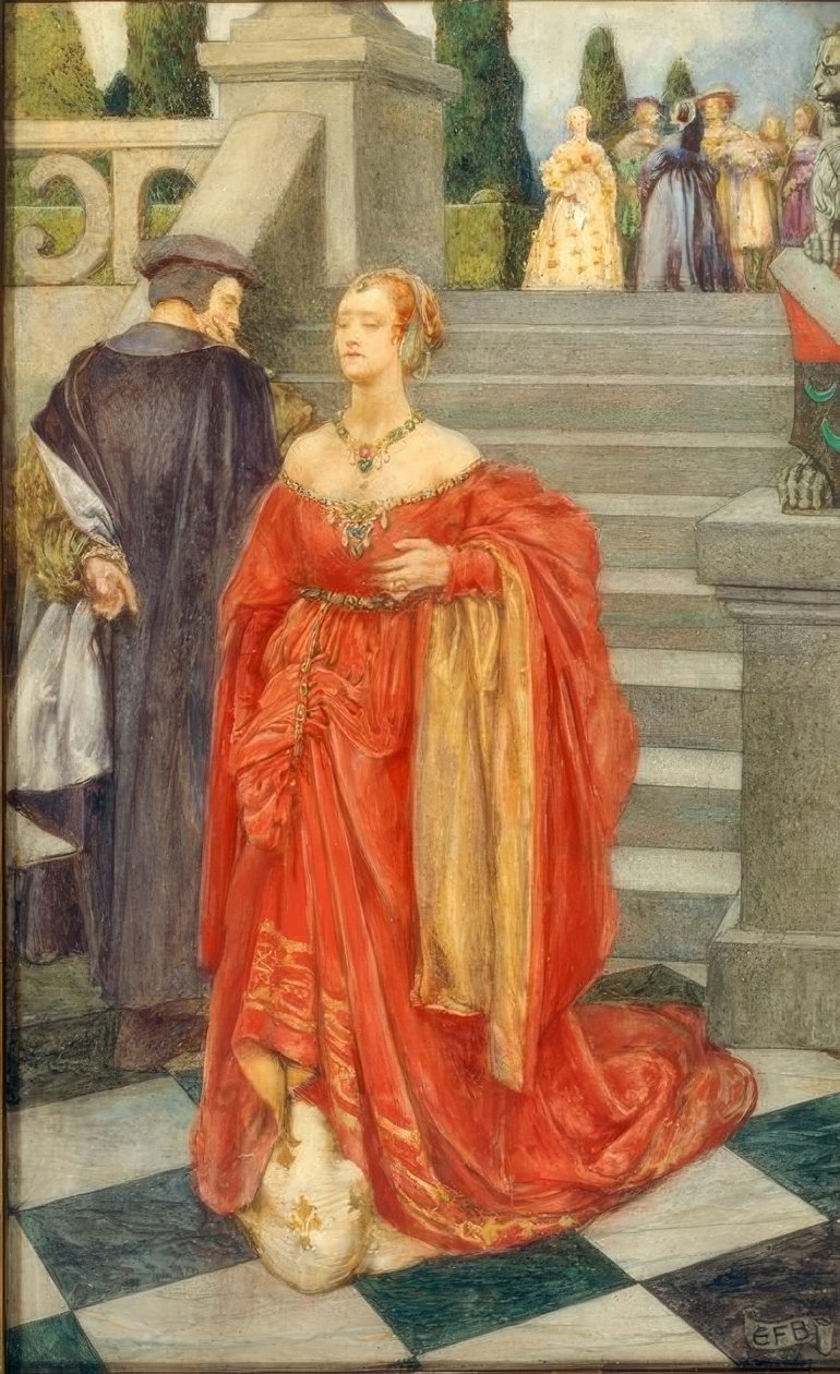 De ha a szív ütést szenved, a fájdalom olyan hamar elmúlik, alkotó: Eleanor Fortescue Brickdale