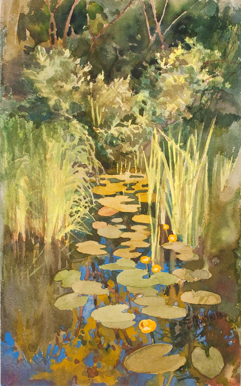 Holtág Abramtsevóban, kb. 1888 alkotó: Elena Dmitryevna Polenova