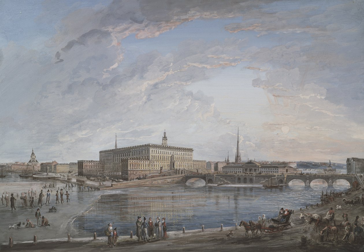Kilátás Stockholmra alkotó: Elias Martin