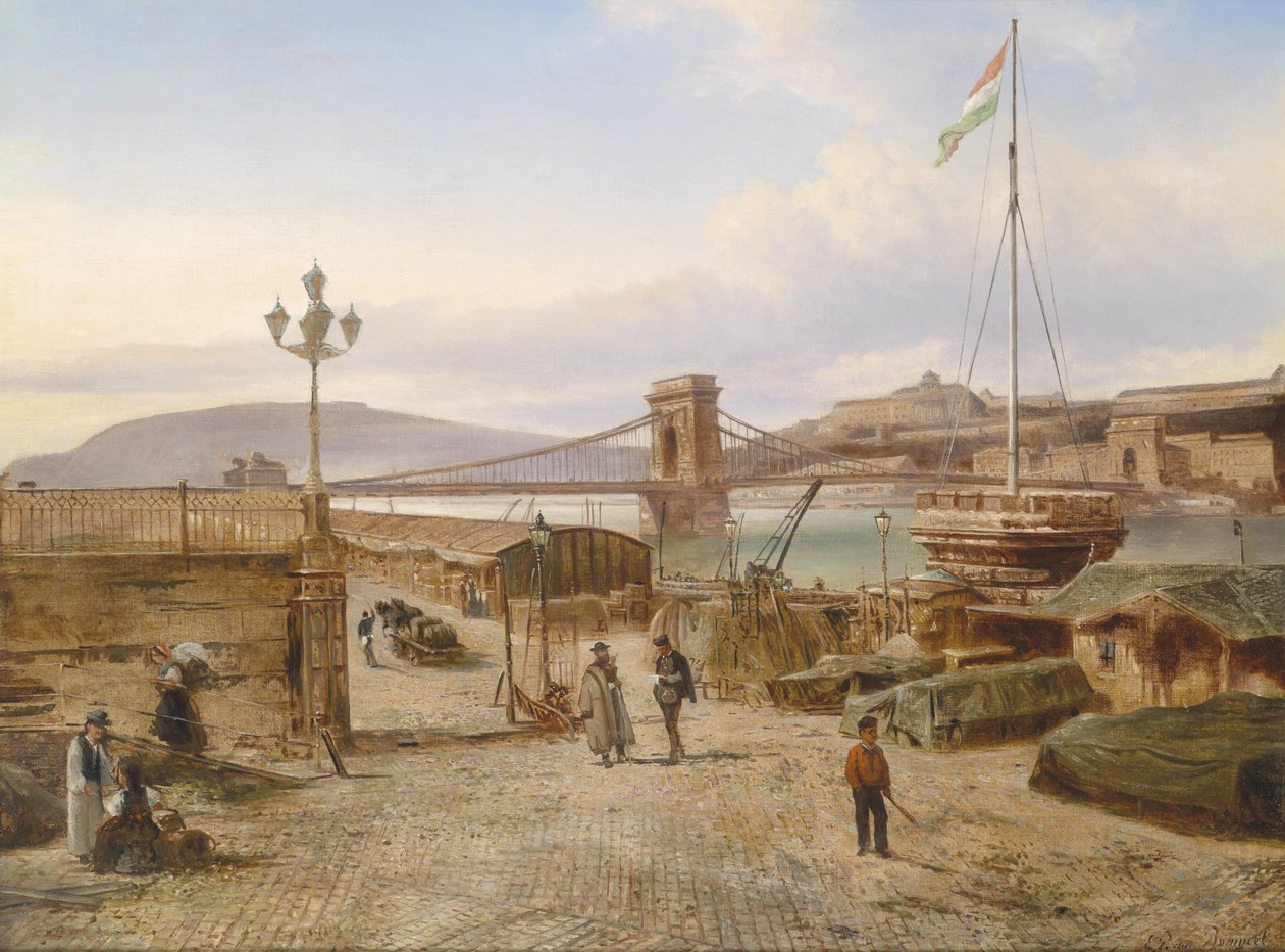 Kilátás Budára alkotó: Elias van Bommel