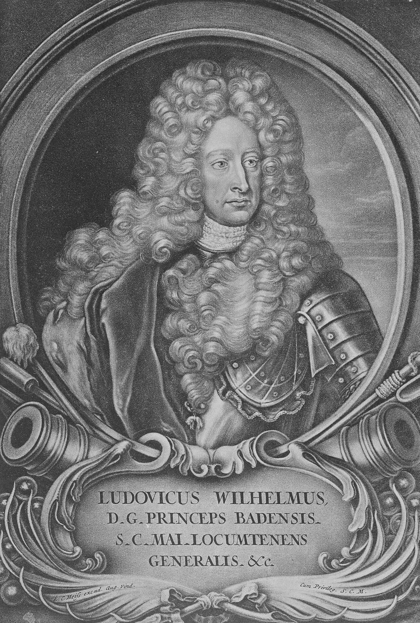 Baden-Badeni Ludwig Wilhelm alkotó: Elias Christoph Heiss