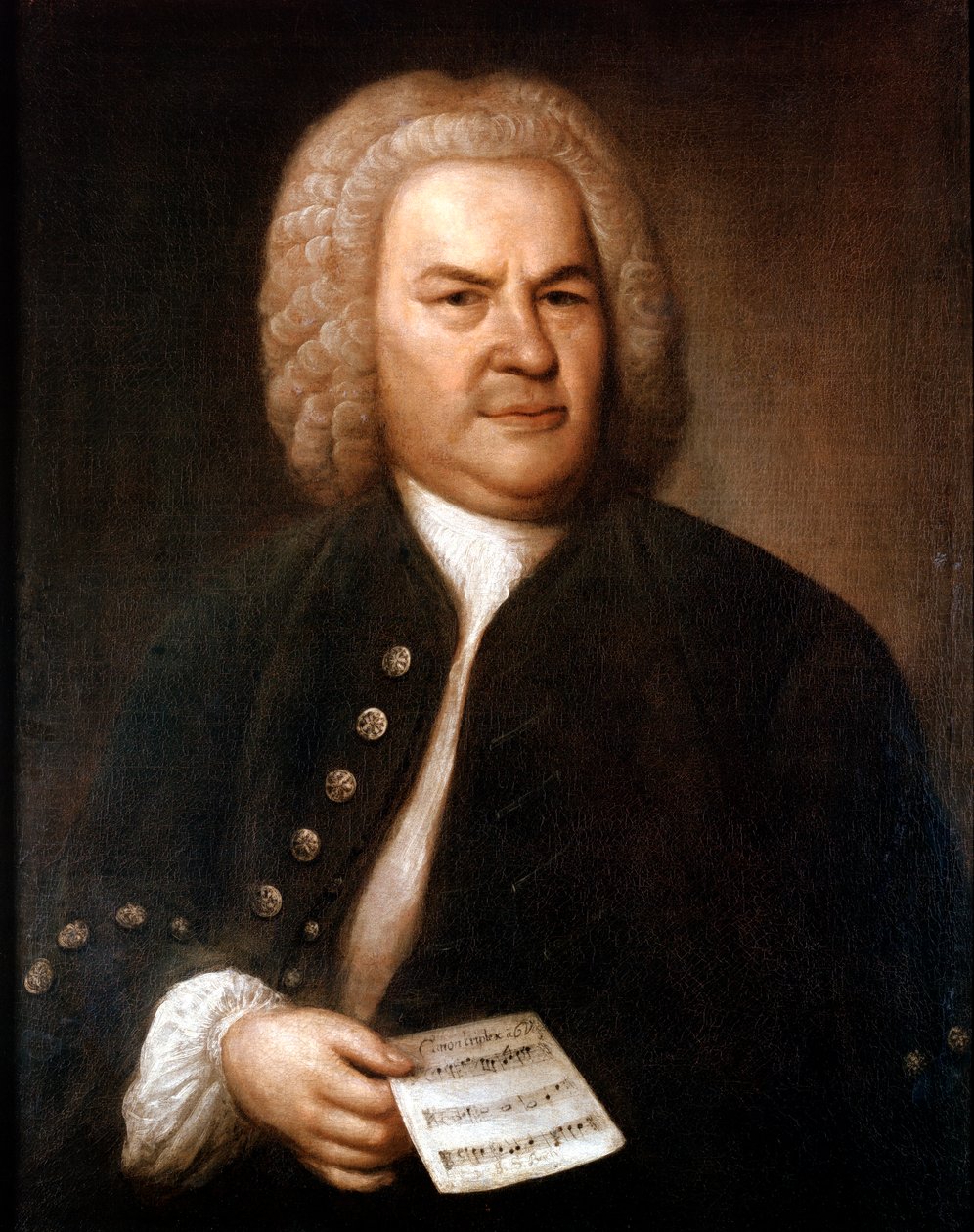 Johann Sebastian Bach 1685-1750, német zeneszerző és orgonaművész, 1746. alkotó: Elias Gottleib Haussmann