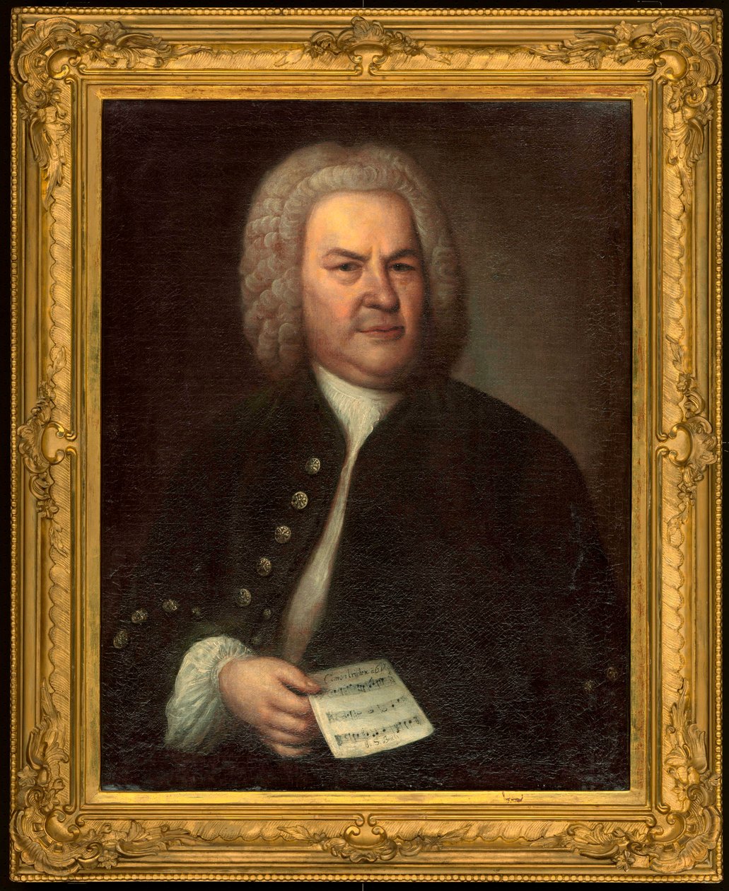 Johann Sebastian Bach portréja alkotó: Elias Gottleib Haussmann