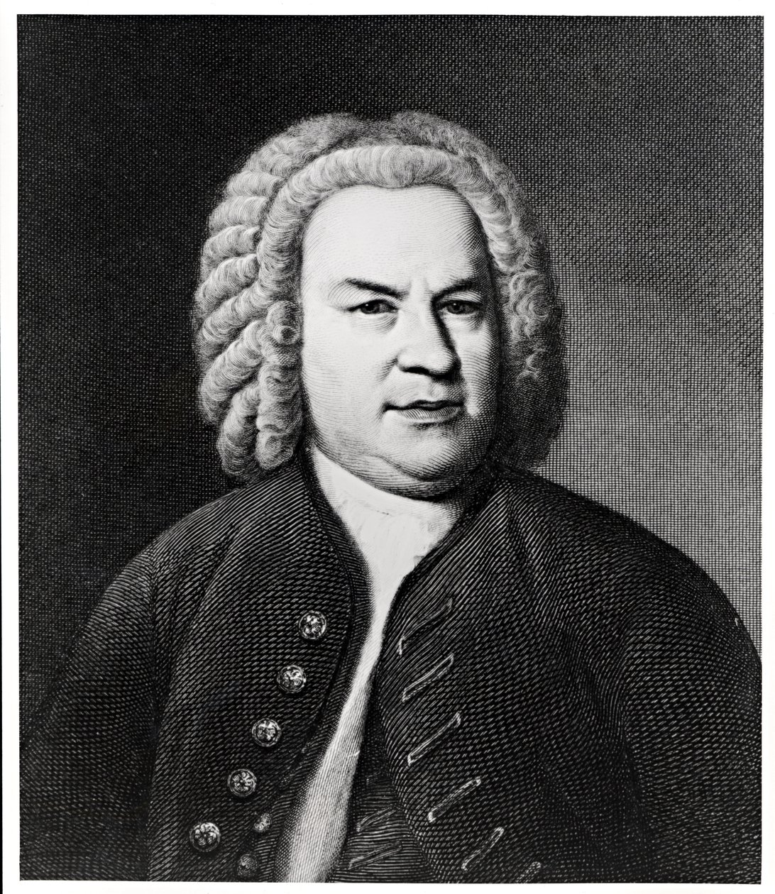 Johann Sebastian Bach német zeneszerző portréja alkotó: Elias Gottleib Haussmann