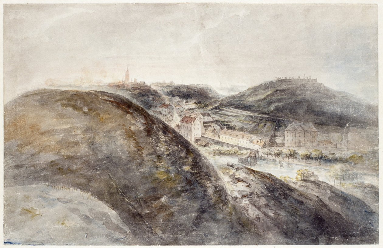 Kilátás Södermalmra alkotó: Elias Martin