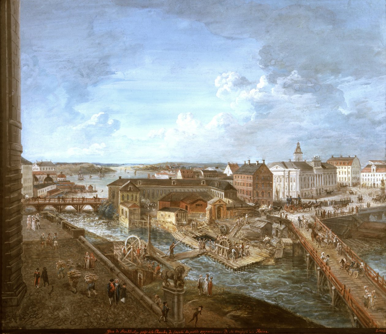 Kilátás Stockholmra alkotó: Elias Martin