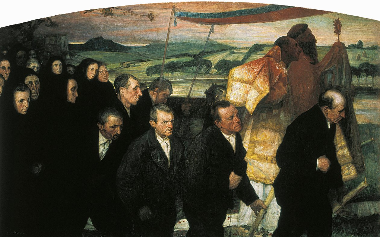 A Corpus felvonulása Lezóban alkotó: Elias Salaverria Inchaurrandieta