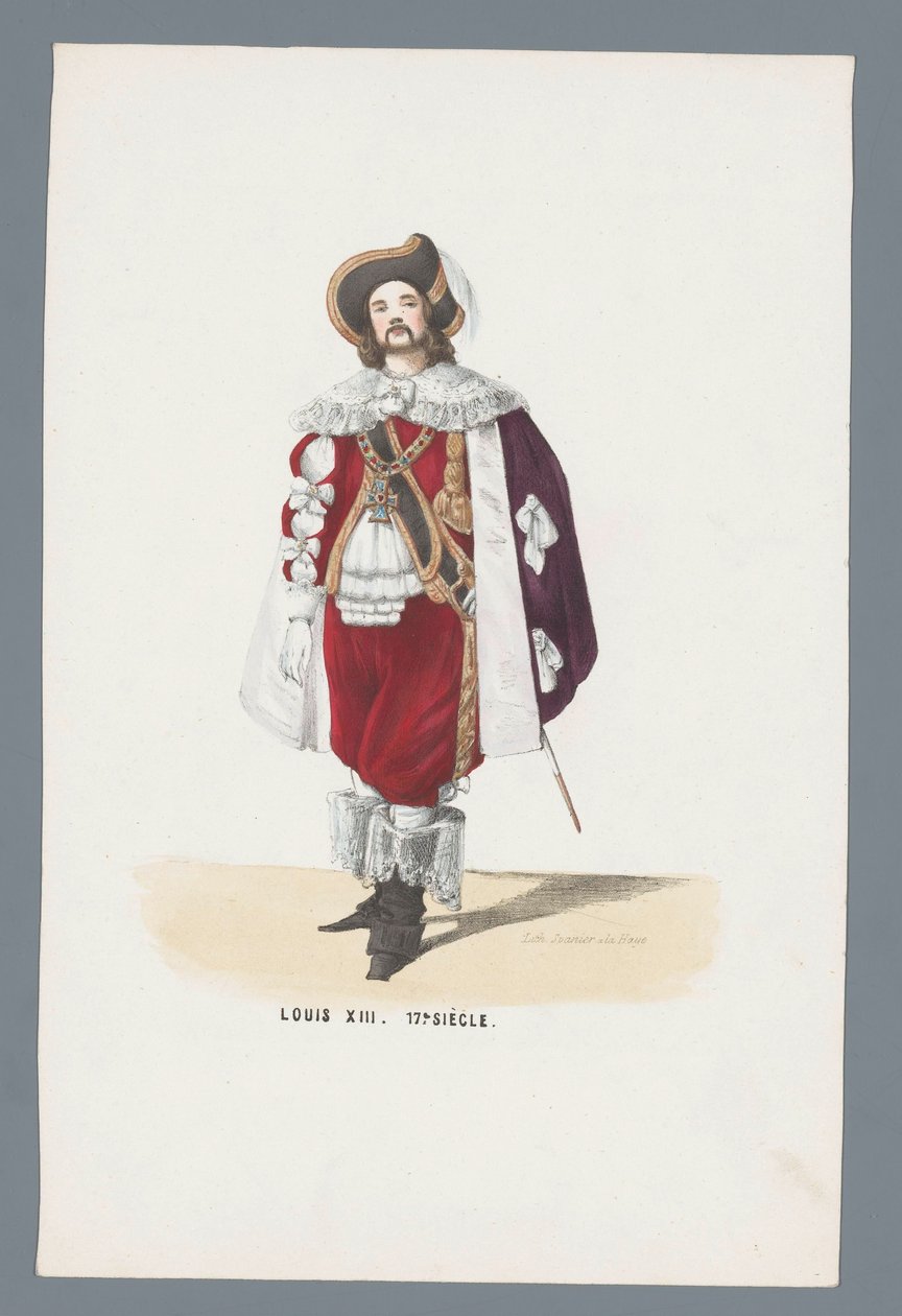 Lajos XIII. 17e Siècle (cím a tárgyon) alkotó: Elias Spanier