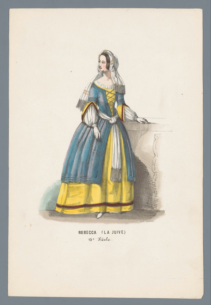 Rebecca (La Juive) / 15. század (cím a tárgyon) alkotó: Elias Spanier