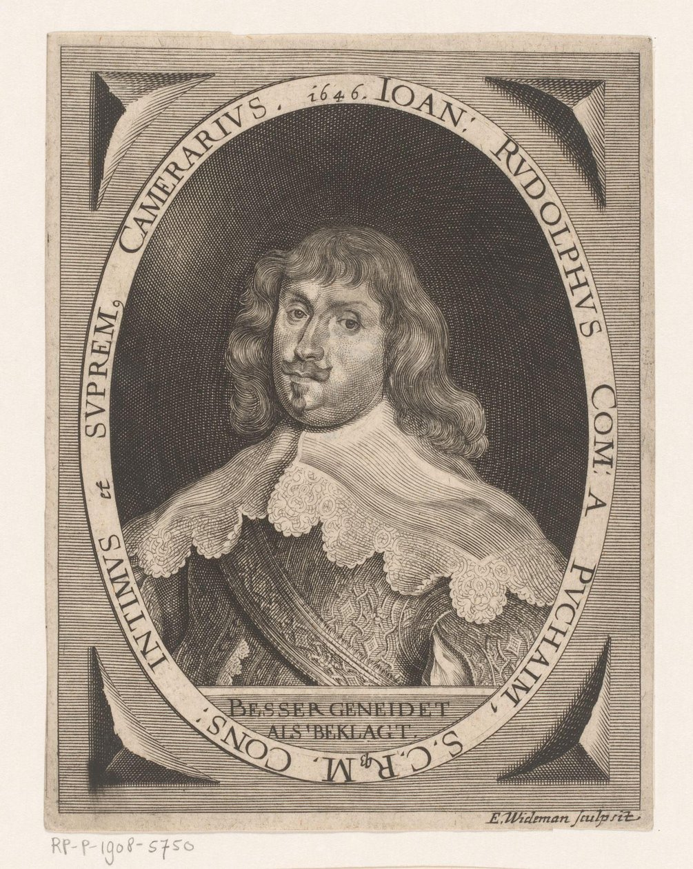 Johann Rudolph von Puchaim portréja alkotó: Elias Widemann