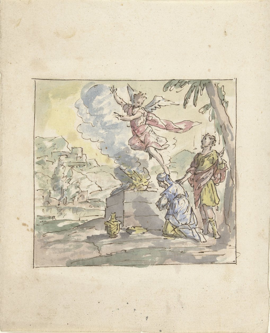 Manoah áldozata alkotó: Elias van Nijmegen