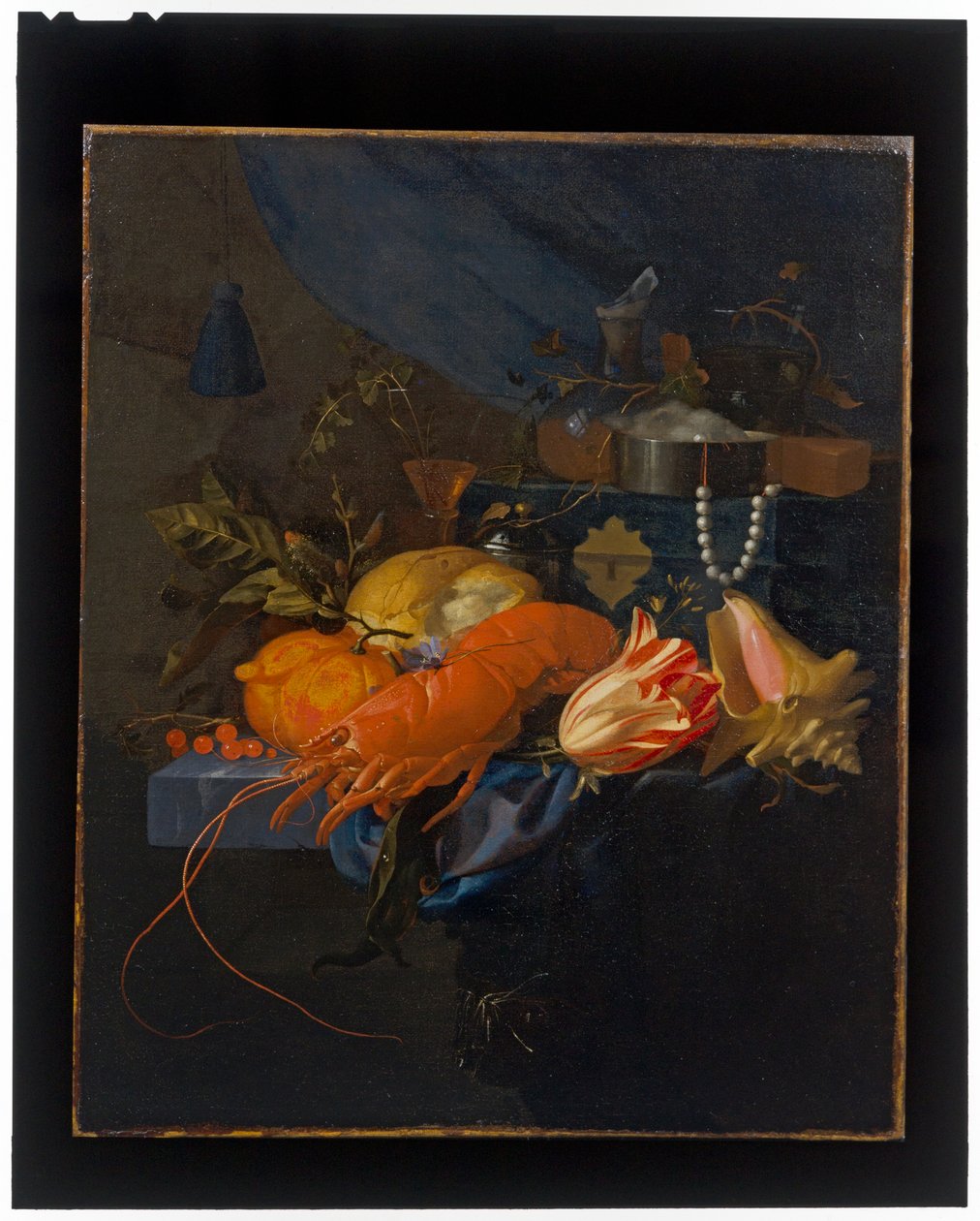 Still Life With A Lobster alkotó: Elias van den Broeck