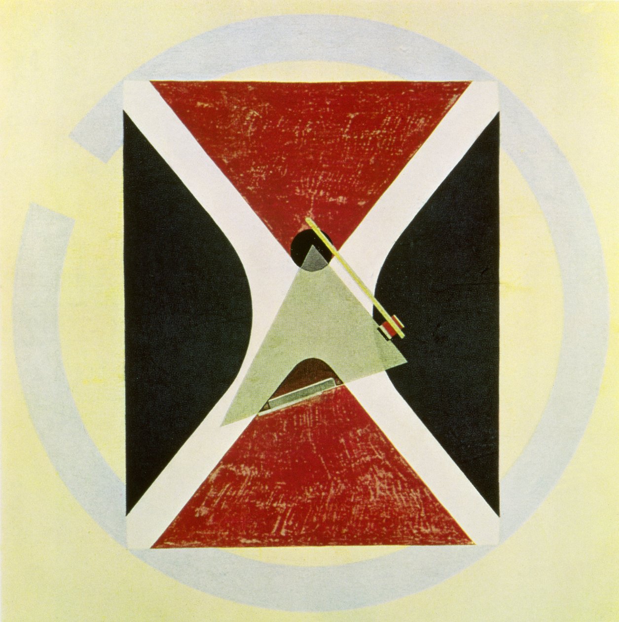 Proun 43, 1924 alkotó: Eliezer Markowich Lissitzky