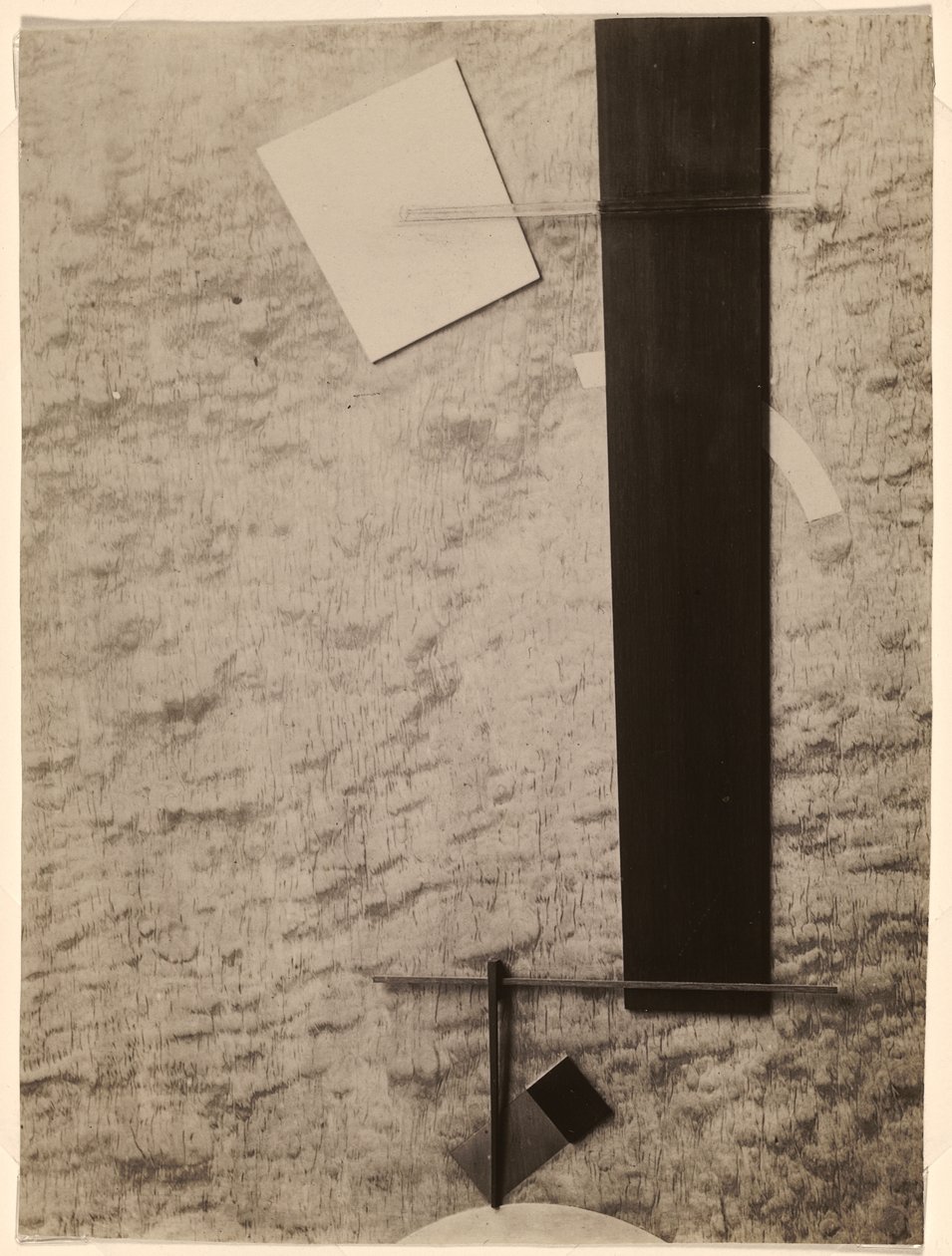 Proun in Material alkotó: Eliezer Markowich Lissitzky