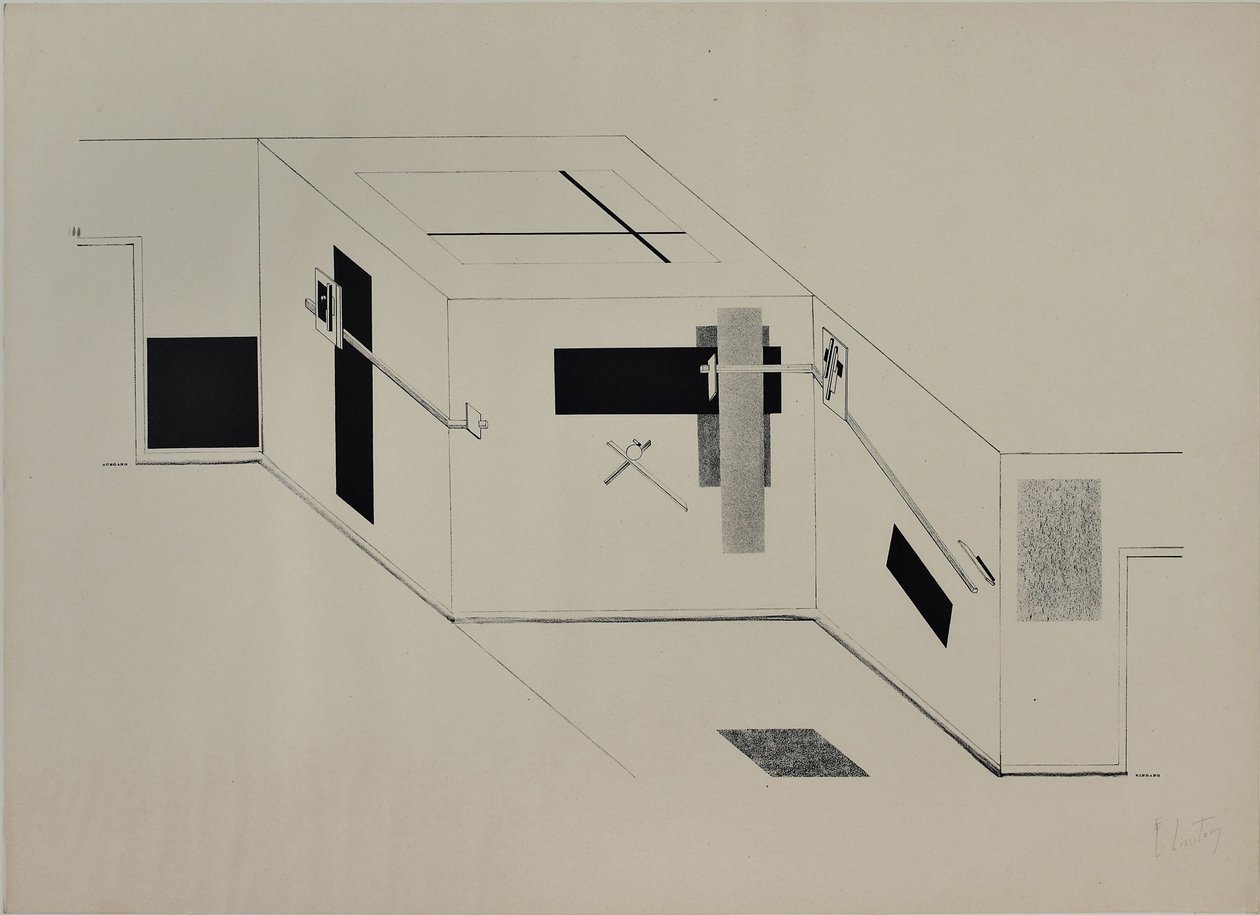 Proun alkotó: Eliezer Markowich Lissitzky