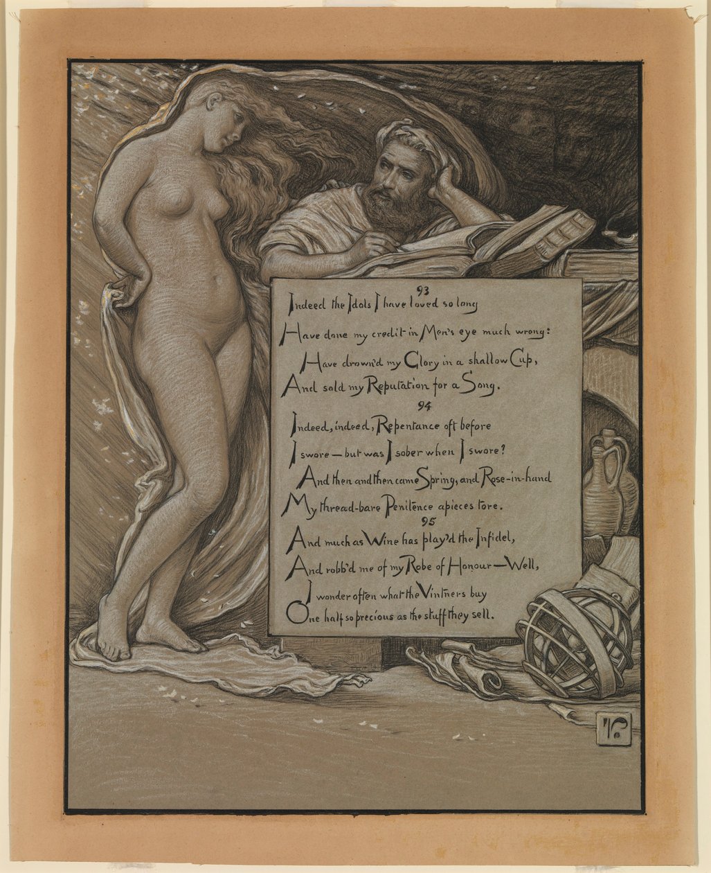 (Illusztráció Omar Khayyám Rubáiyátjához) Tavasz alkotó: Elihu Vedder