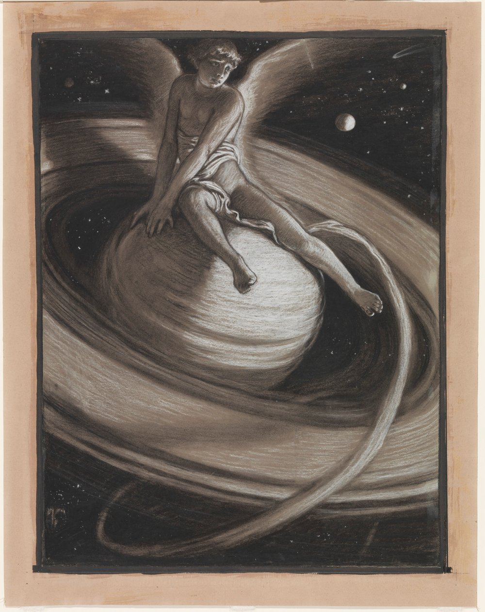 (Illusztráció Omar Khayyám Rubáiyátjához) A Szaturnusz trónja alkotó: Elihu Vedder