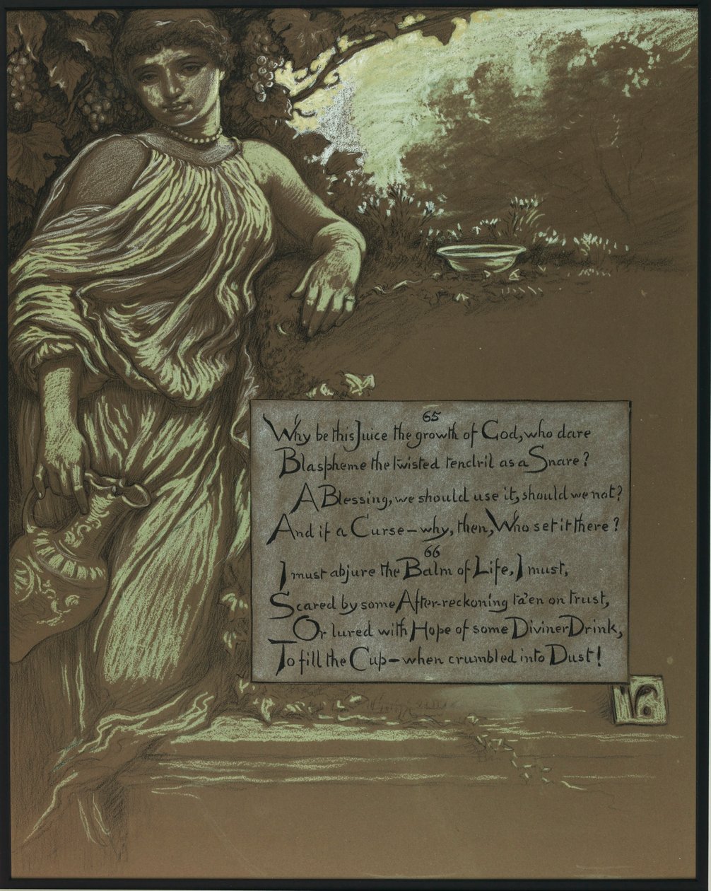 (Illusztráció Omar Khayyám Rubáiyátjához) A szőlőtőke alkotó: Elihu Vedder