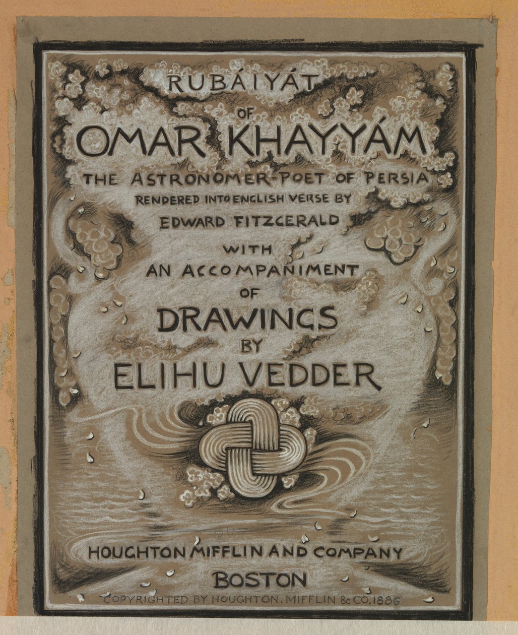 (Illusztráció Omar Khayyám Rubáiyátjához) Címoldal alkotó: Elihu Vedder