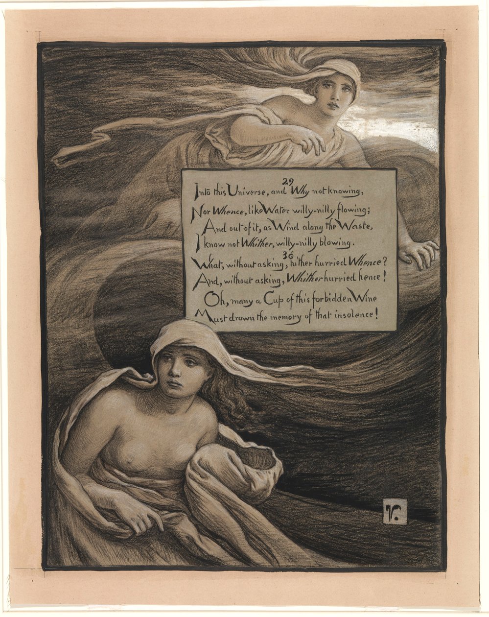 (Illusztráció Omar Khayyám Rubáiyátjához) Honnan és hová alkotó: Elihu Vedder