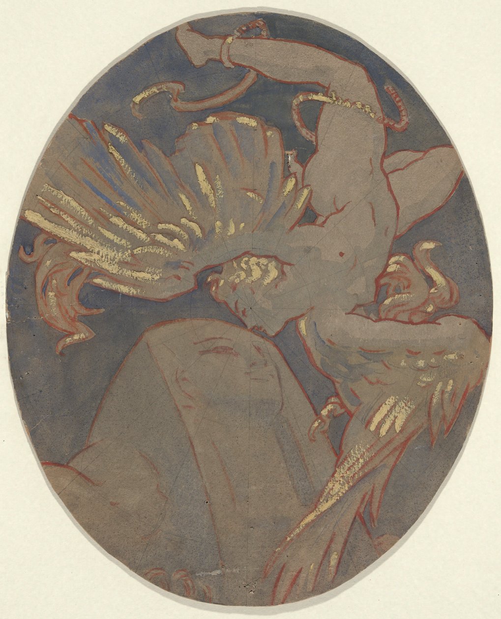 Rondel-Sargent másolata alkotó: Elihu Vedder