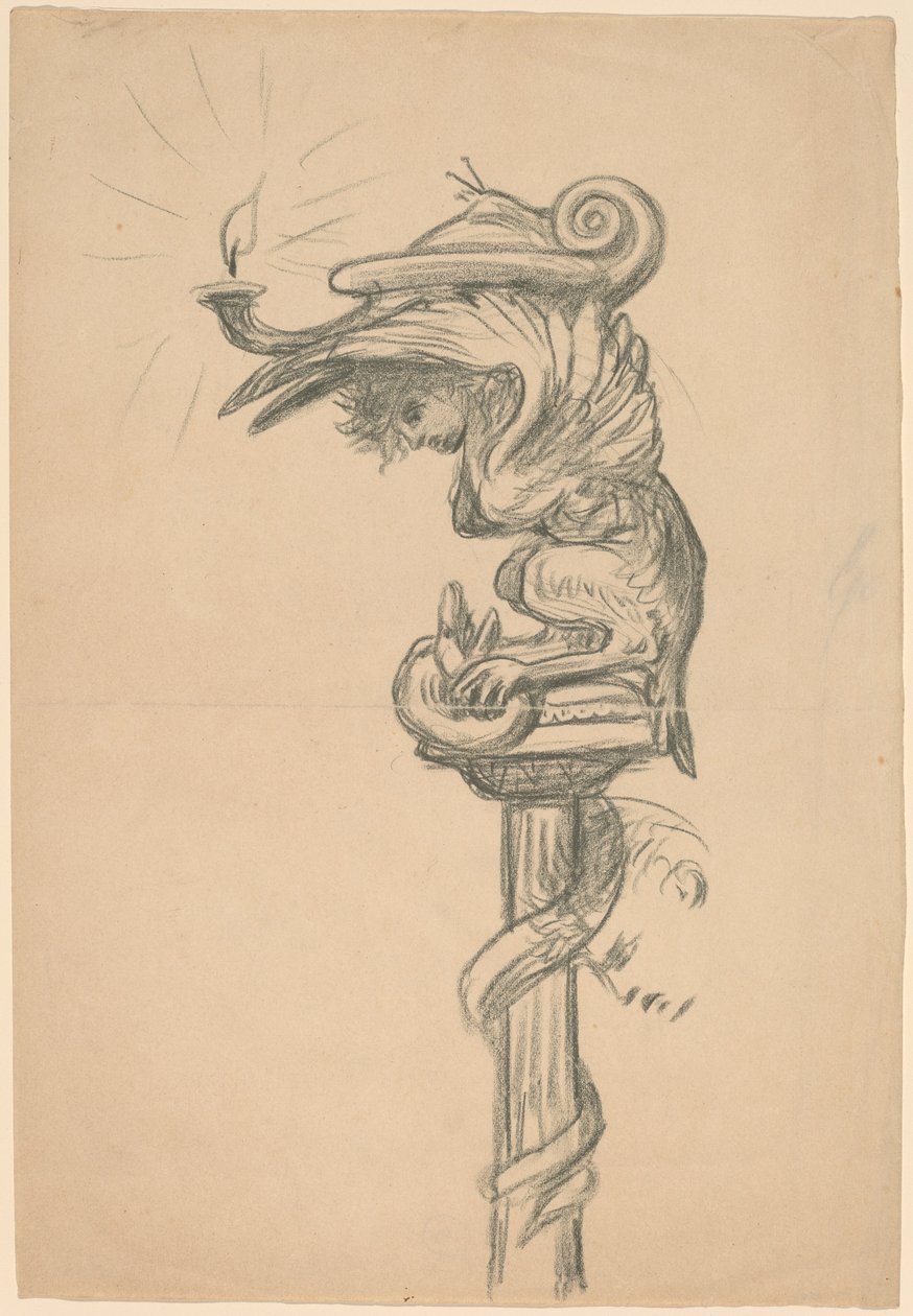Részlet a Szőlő leánya házasságáról, c. 1890. alkotó: Elihu Vedder