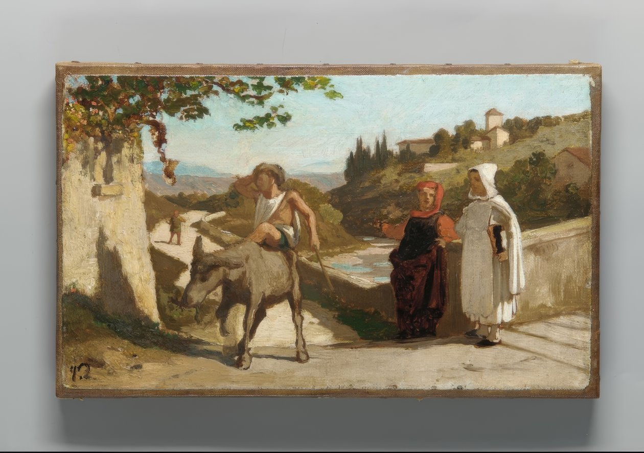 A molnár, fia és a szamár meséje alkotó: Elihu Vedder
