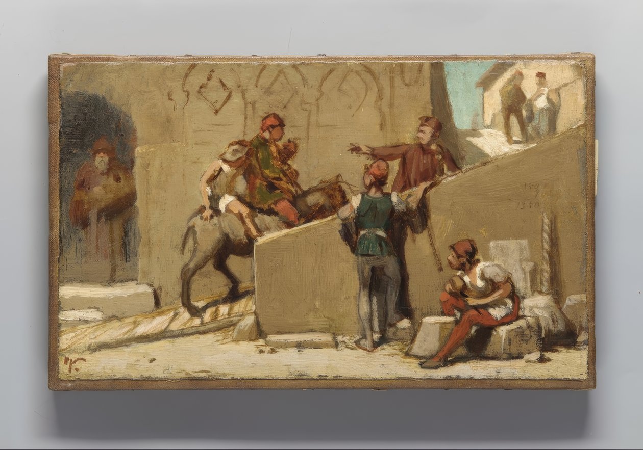 A molnár, fia és a szamár meséje alkotó: Elihu Vedder