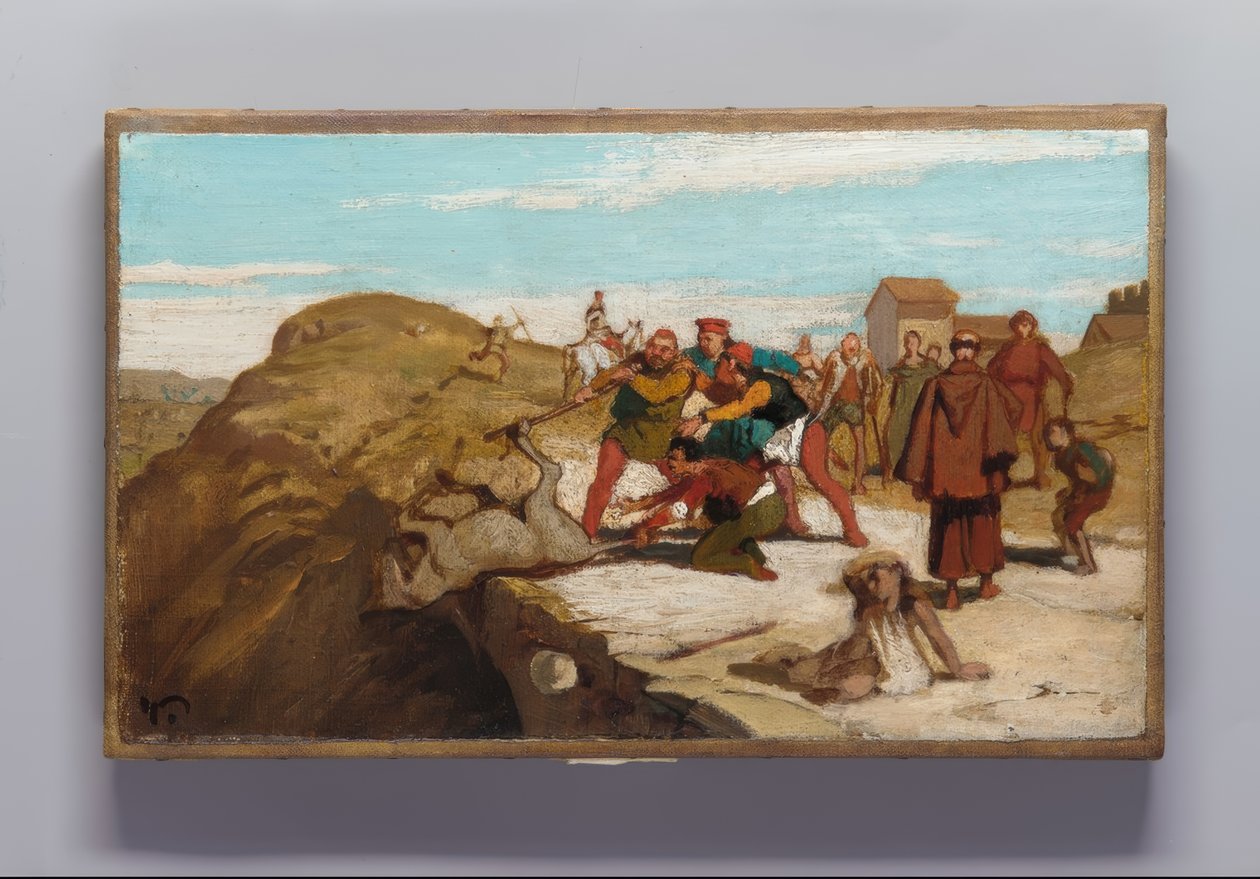 A molnár, fia és a szamár meséje alkotó: Elihu Vedder