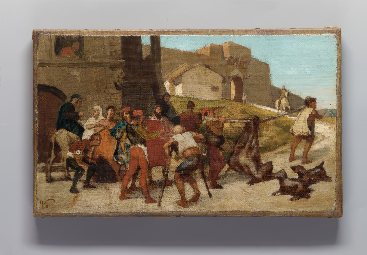 A molnár, fia és a szamár meséje alkotó: Elihu Vedder
