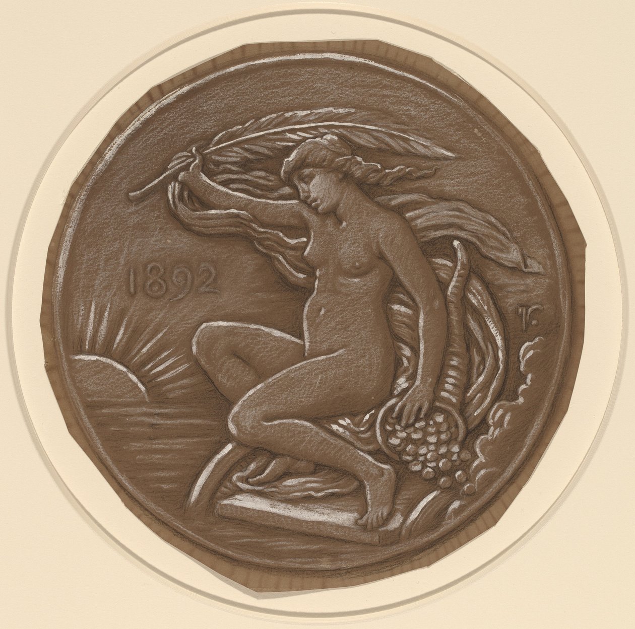 Rajz a Szerencsecsillag számára alkotó: Elihu Vedder