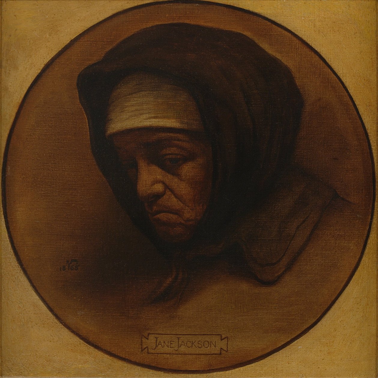 Jane Jackson, 1865 alkotó: Elihu Vedder
