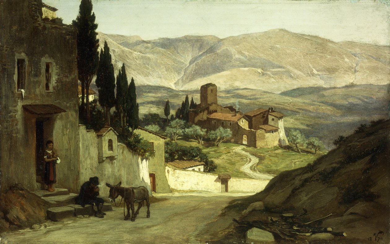 Perugia mellett, 1870 alkotó: Elihu Vedder