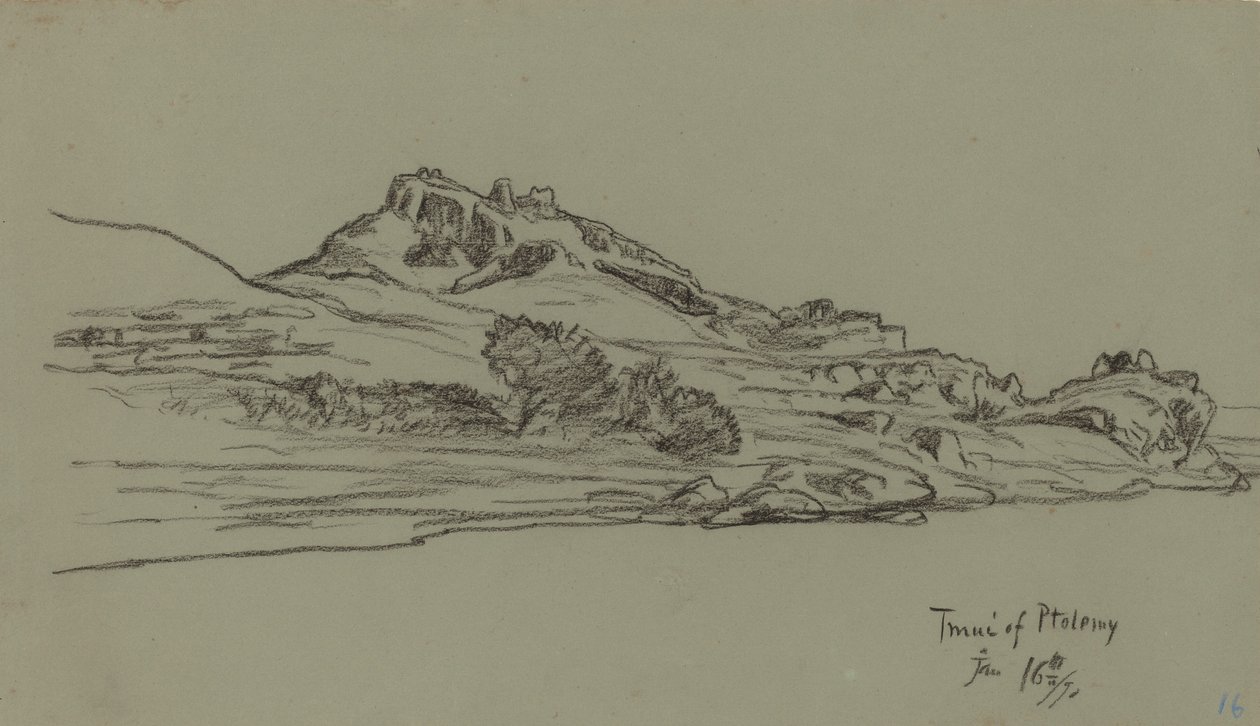 Nílusi utazás, Ptolemaiosz Tmui, 1890. alkotó: Elihu Vedder