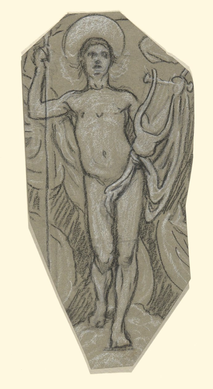 Tanulmány az Apollo számára alkotó: Elihu Vedder