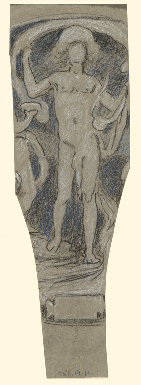 Tanulmány az Apollo számára alkotó: Elihu Vedder